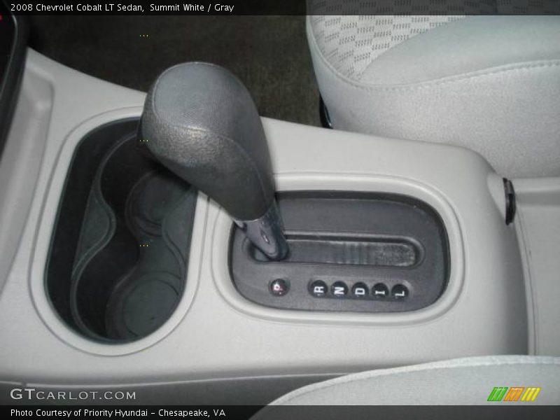 Summit White / Gray 2008 Chevrolet Cobalt LT Sedan