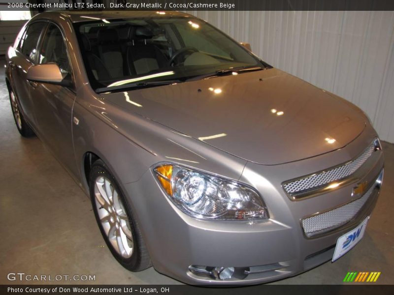 Dark Gray Metallic / Cocoa/Cashmere Beige 2008 Chevrolet Malibu LTZ Sedan