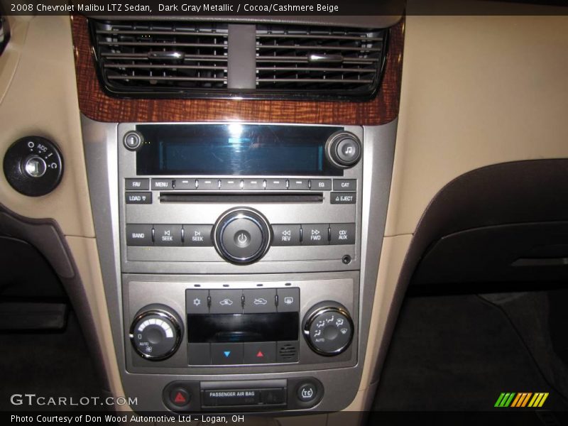 Dark Gray Metallic / Cocoa/Cashmere Beige 2008 Chevrolet Malibu LTZ Sedan