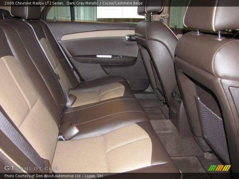 Dark Gray Metallic / Cocoa/Cashmere Beige 2008 Chevrolet Malibu LTZ Sedan