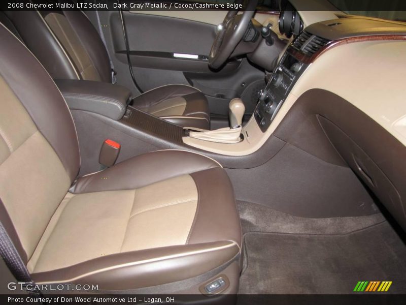 Dark Gray Metallic / Cocoa/Cashmere Beige 2008 Chevrolet Malibu LTZ Sedan