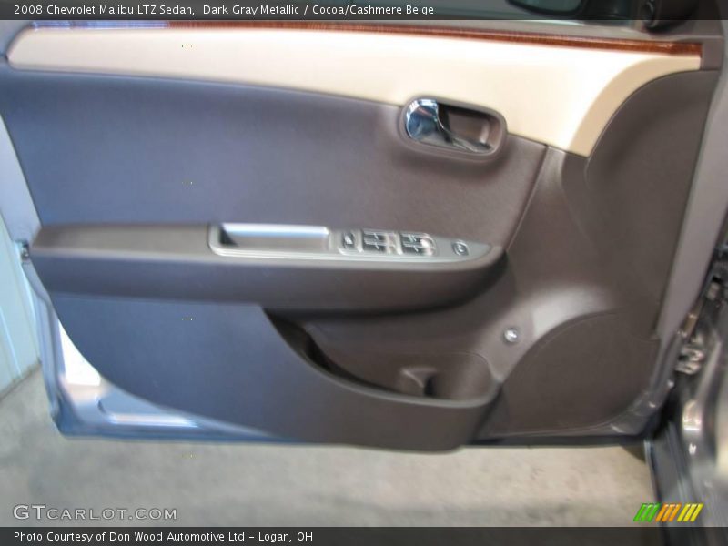 Dark Gray Metallic / Cocoa/Cashmere Beige 2008 Chevrolet Malibu LTZ Sedan