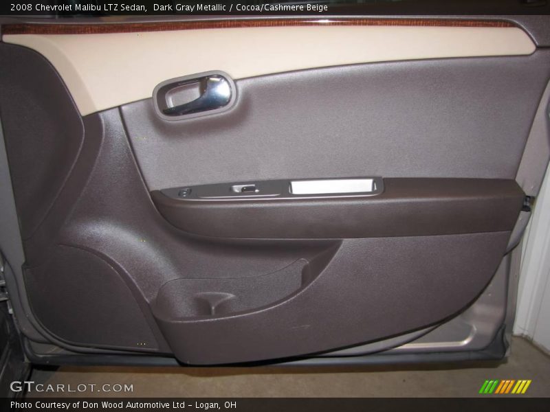 Dark Gray Metallic / Cocoa/Cashmere Beige 2008 Chevrolet Malibu LTZ Sedan