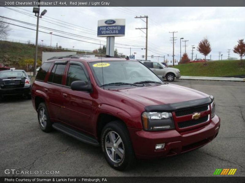 Red Jewel / Light Gray 2008 Chevrolet TrailBlazer LT 4x4