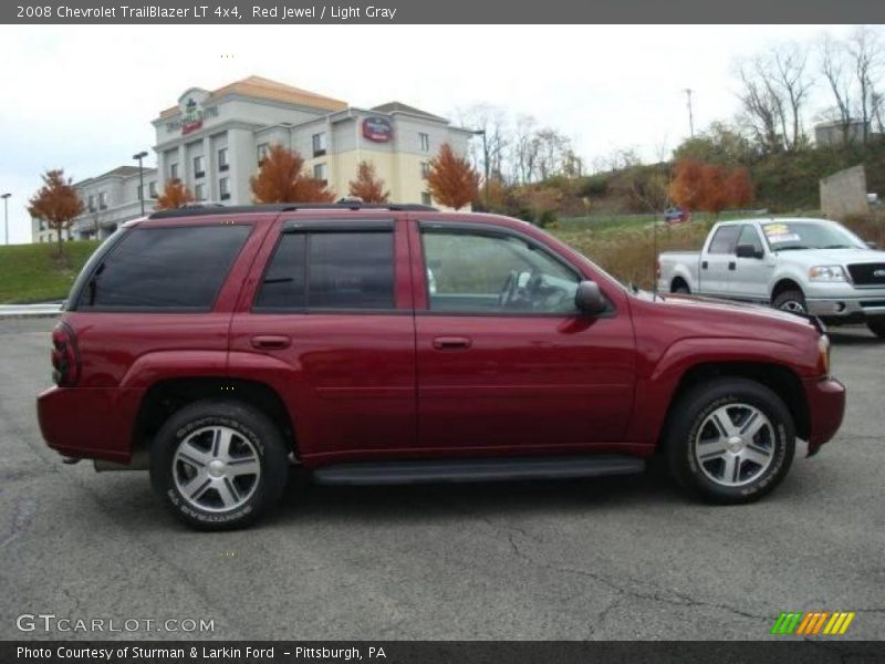 Red Jewel / Light Gray 2008 Chevrolet TrailBlazer LT 4x4