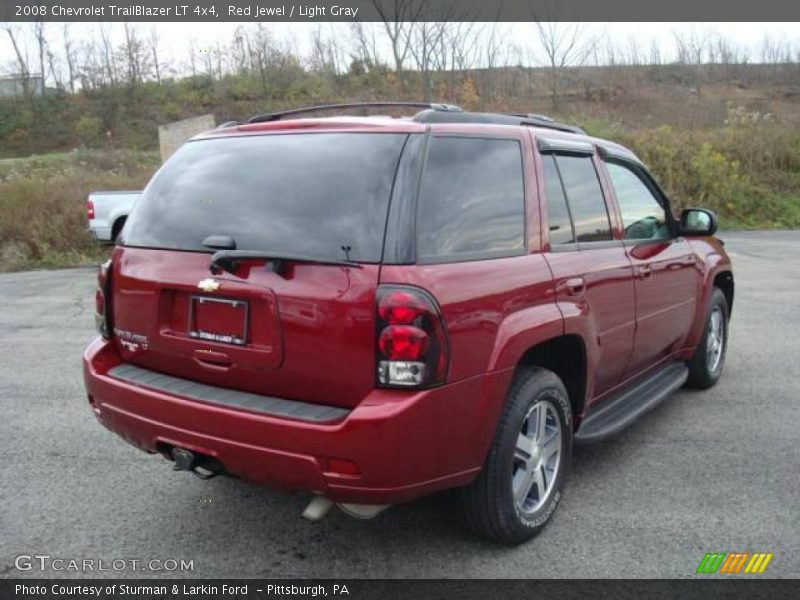 Red Jewel / Light Gray 2008 Chevrolet TrailBlazer LT 4x4