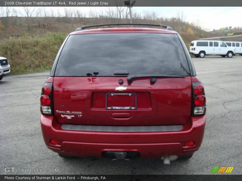 Red Jewel / Light Gray 2008 Chevrolet TrailBlazer LT 4x4