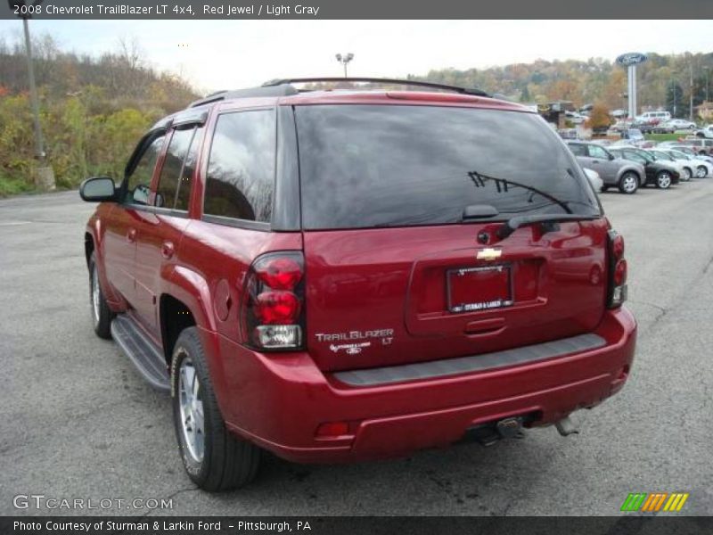 Red Jewel / Light Gray 2008 Chevrolet TrailBlazer LT 4x4