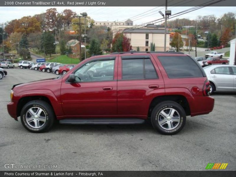 Red Jewel / Light Gray 2008 Chevrolet TrailBlazer LT 4x4