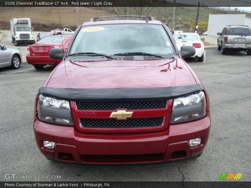 Red Jewel / Light Gray 2008 Chevrolet TrailBlazer LT 4x4