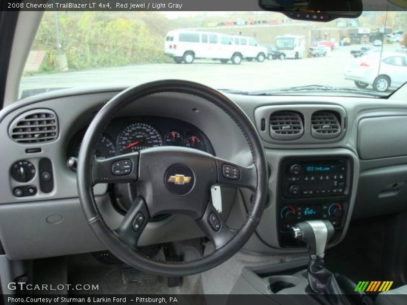 Red Jewel / Light Gray 2008 Chevrolet TrailBlazer LT 4x4