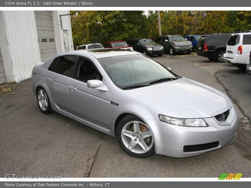 Satin Silver Metallic / Ebony 2004 Acura TL 3.2