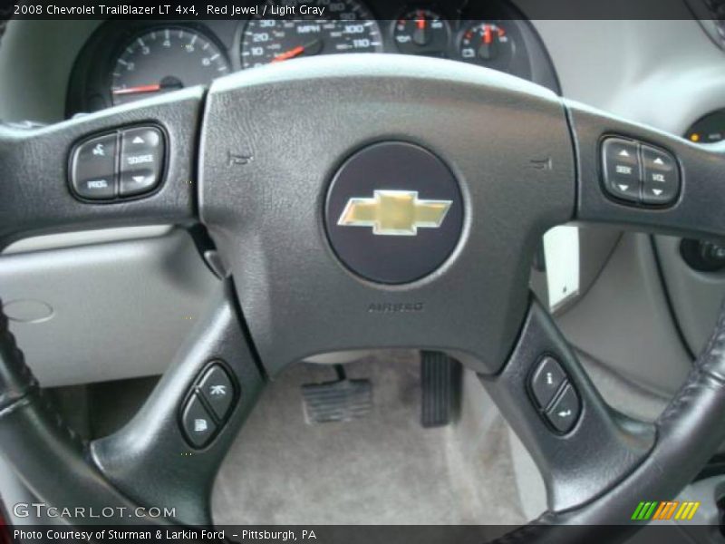 Red Jewel / Light Gray 2008 Chevrolet TrailBlazer LT 4x4