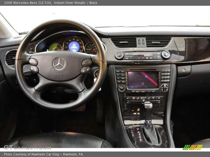 Iridium Silver Metallic / Black 2006 Mercedes-Benz CLS 500