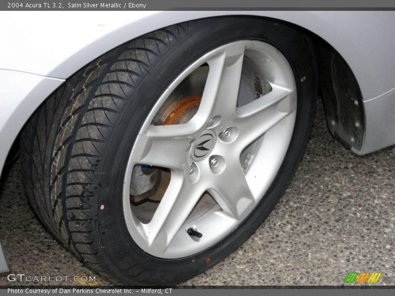 Satin Silver Metallic / Ebony 2004 Acura TL 3.2