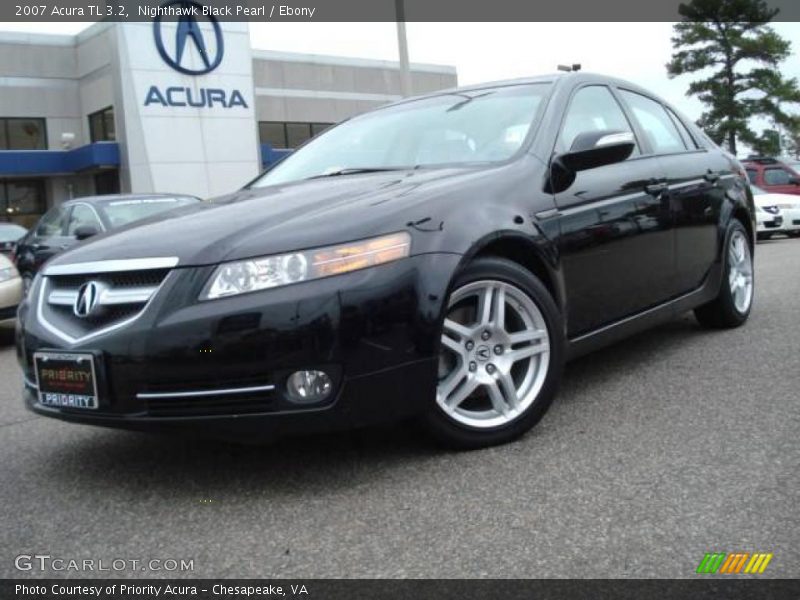 Nighthawk Black Pearl / Ebony 2007 Acura TL 3.2