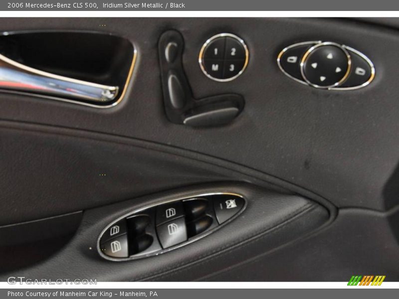 Iridium Silver Metallic / Black 2006 Mercedes-Benz CLS 500