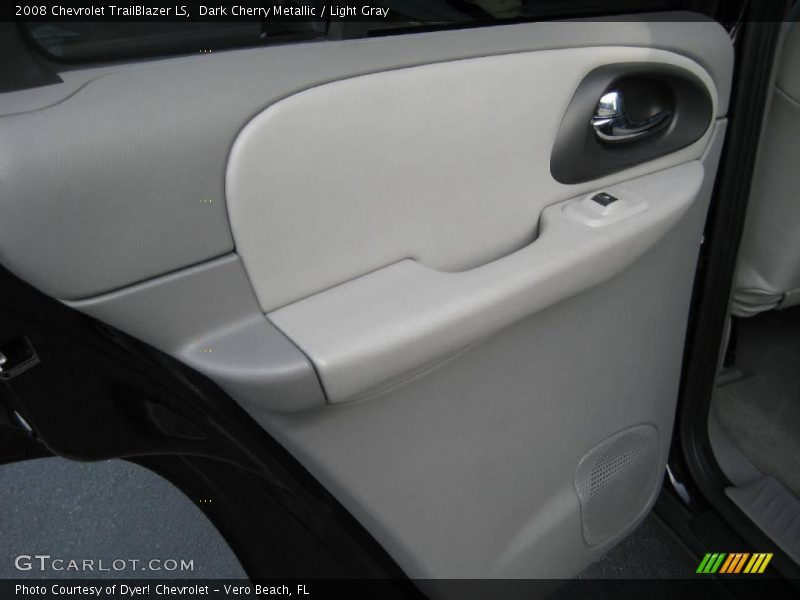 Dark Cherry Metallic / Light Gray 2008 Chevrolet TrailBlazer LS