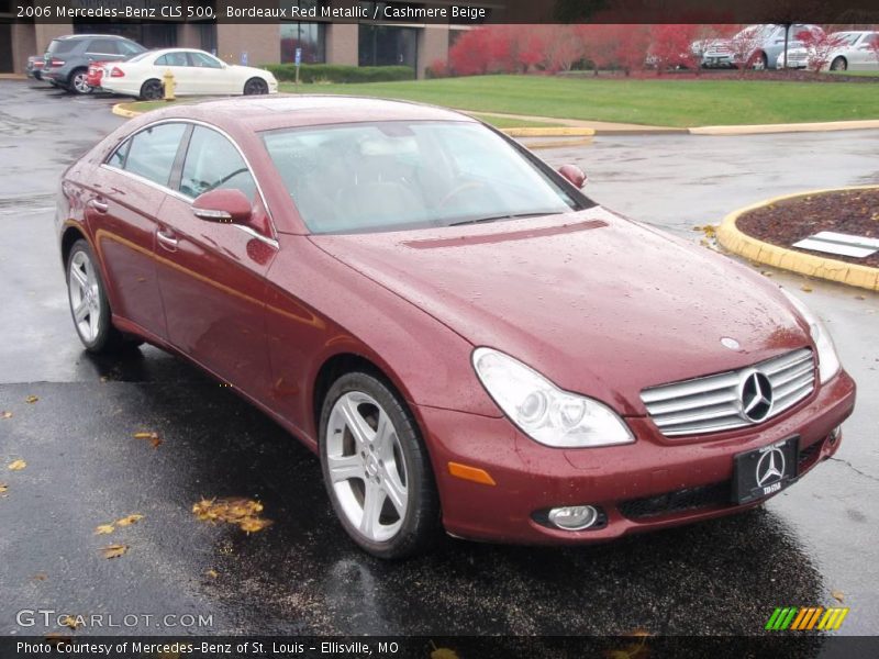 Bordeaux Red Metallic / Cashmere Beige 2006 Mercedes-Benz CLS 500