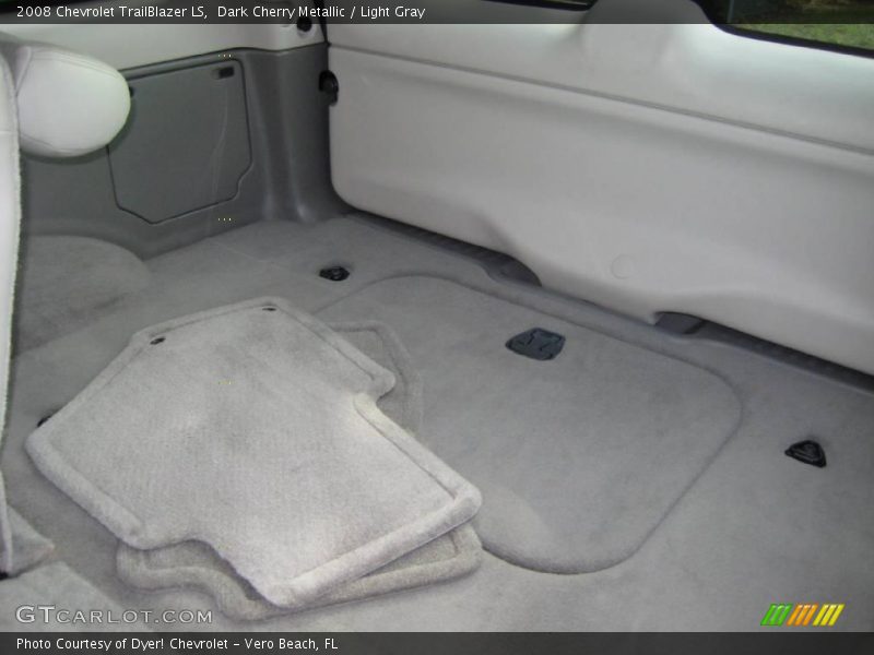 Dark Cherry Metallic / Light Gray 2008 Chevrolet TrailBlazer LS