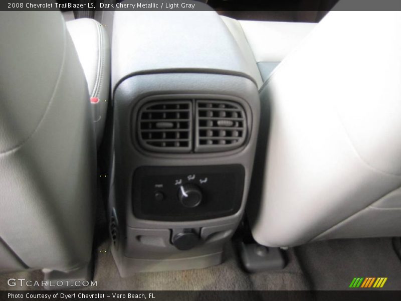 Dark Cherry Metallic / Light Gray 2008 Chevrolet TrailBlazer LS