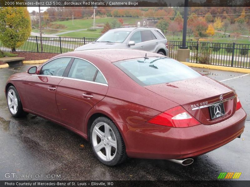 Bordeaux Red Metallic / Cashmere Beige 2006 Mercedes-Benz CLS 500