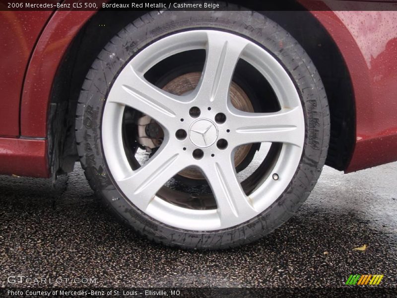 Bordeaux Red Metallic / Cashmere Beige 2006 Mercedes-Benz CLS 500