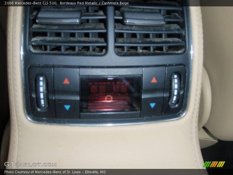 Bordeaux Red Metallic / Cashmere Beige 2006 Mercedes-Benz CLS 500
