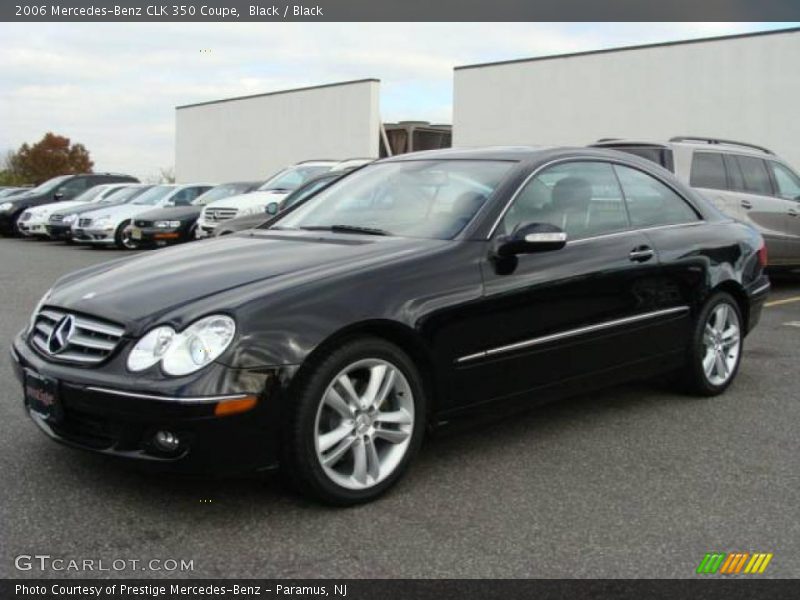 Black / Black 2006 Mercedes-Benz CLK 350 Coupe