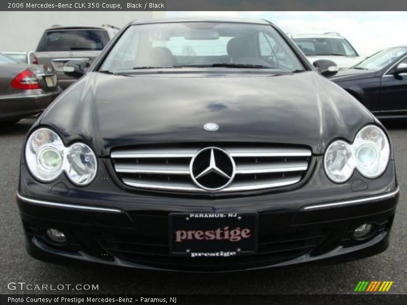 Black / Black 2006 Mercedes-Benz CLK 350 Coupe