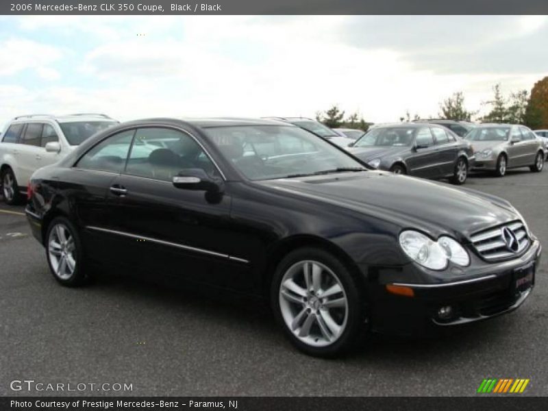 Black / Black 2006 Mercedes-Benz CLK 350 Coupe