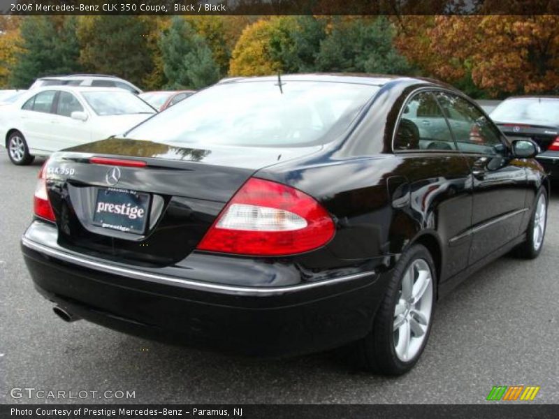 Black / Black 2006 Mercedes-Benz CLK 350 Coupe