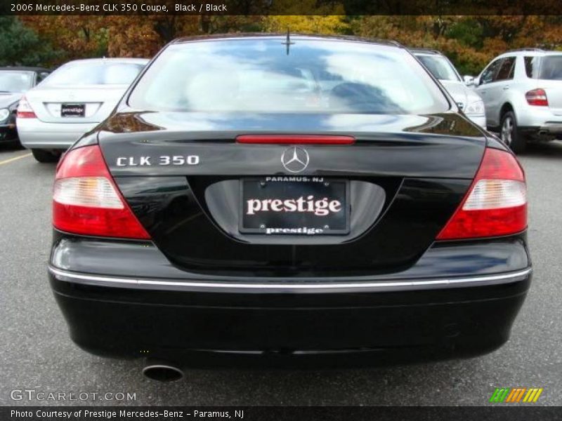 Black / Black 2006 Mercedes-Benz CLK 350 Coupe