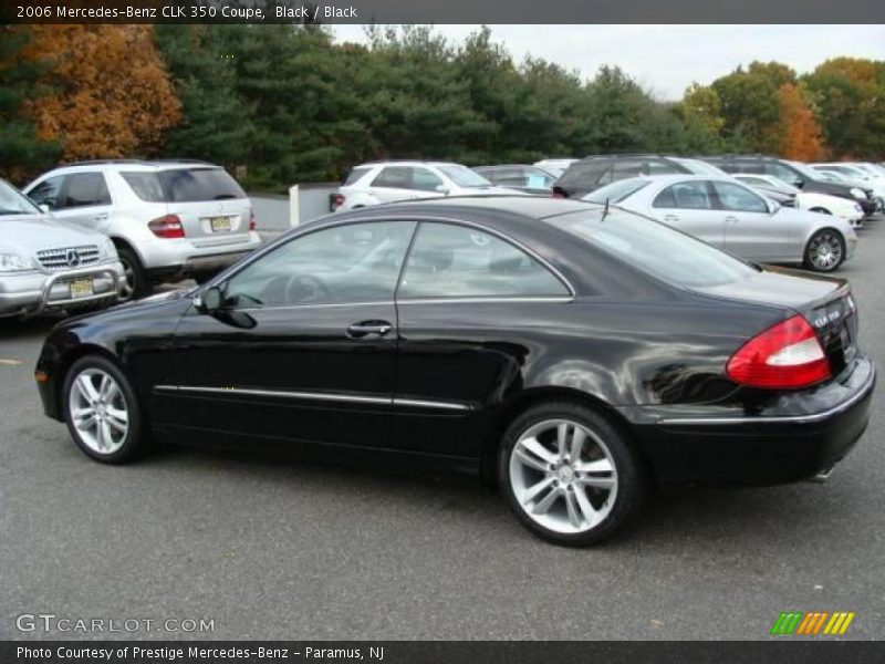 Black / Black 2006 Mercedes-Benz CLK 350 Coupe