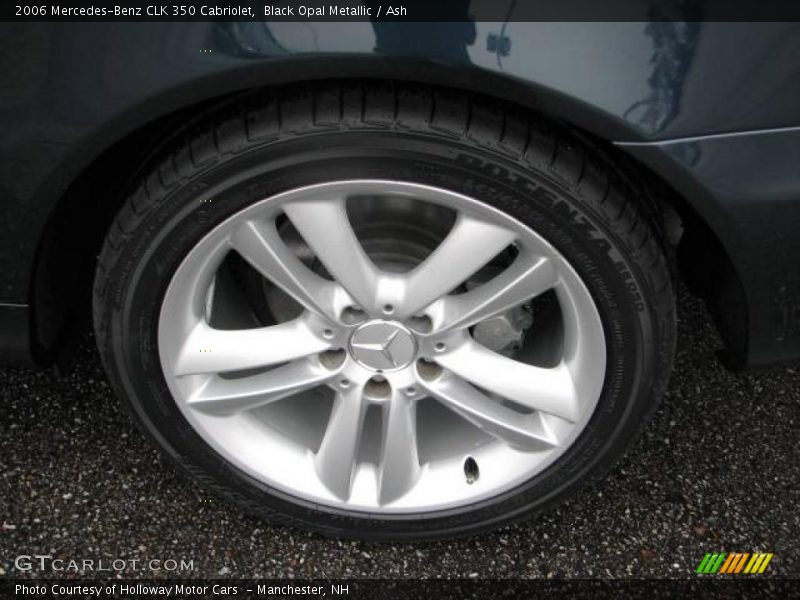 Black Opal Metallic / Ash 2006 Mercedes-Benz CLK 350 Cabriolet