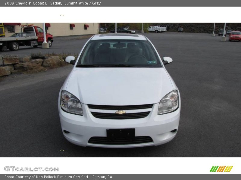 Summit White / Gray 2009 Chevrolet Cobalt LT Sedan