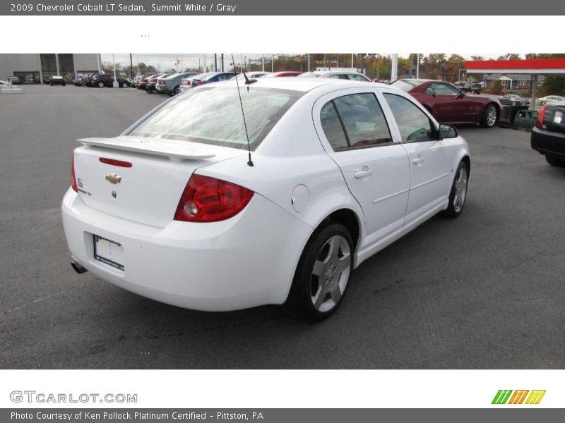 Summit White / Gray 2009 Chevrolet Cobalt LT Sedan