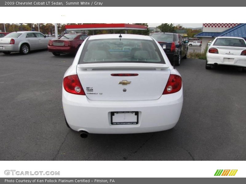 Summit White / Gray 2009 Chevrolet Cobalt LT Sedan