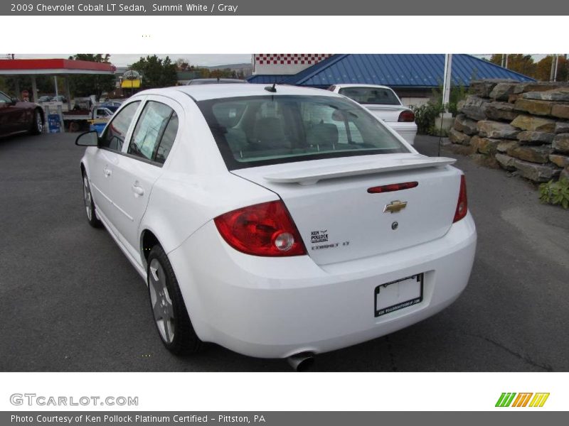 Summit White / Gray 2009 Chevrolet Cobalt LT Sedan