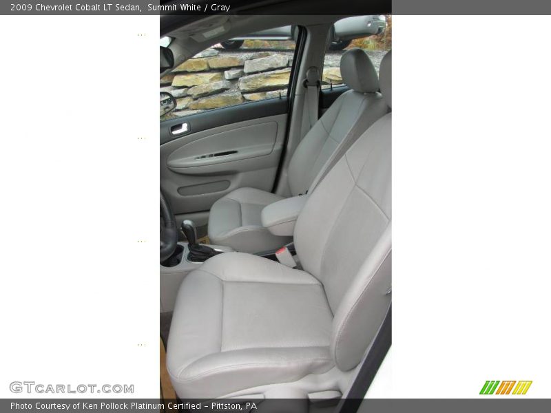 Summit White / Gray 2009 Chevrolet Cobalt LT Sedan