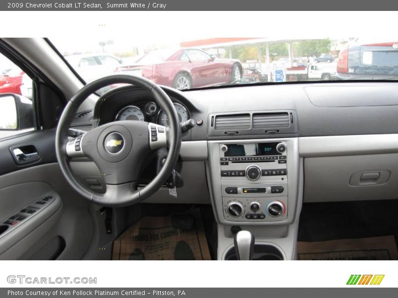 Summit White / Gray 2009 Chevrolet Cobalt LT Sedan