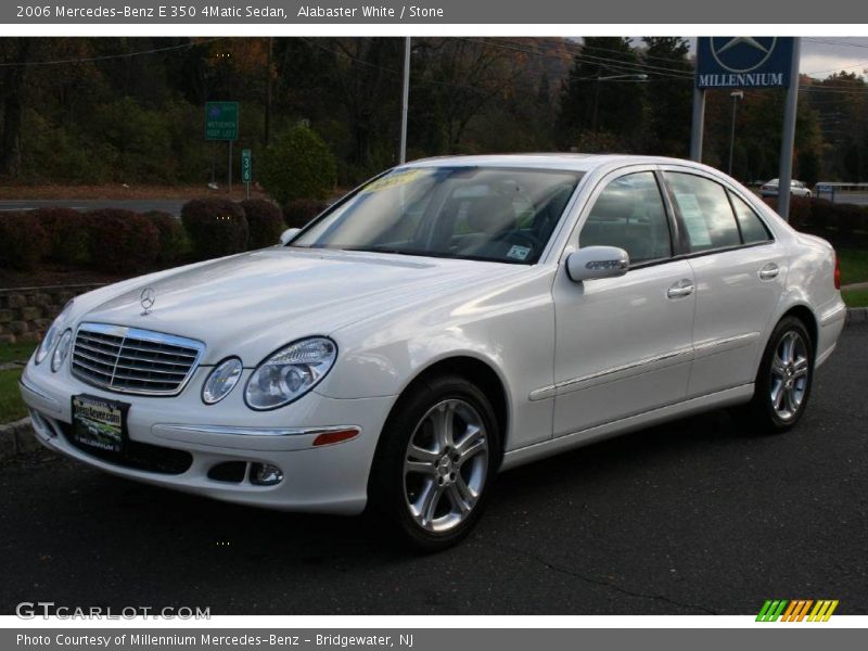 Alabaster White / Stone 2006 Mercedes-Benz E 350 4Matic Sedan