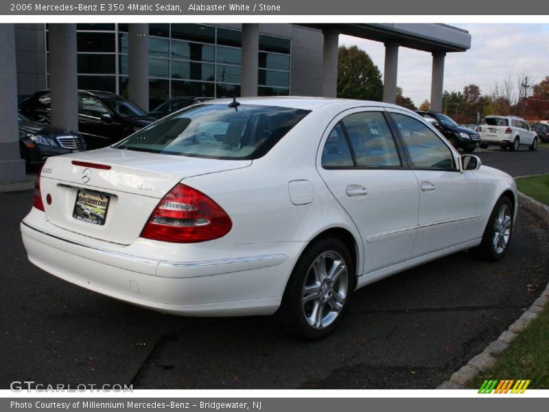 Alabaster White / Stone 2006 Mercedes-Benz E 350 4Matic Sedan