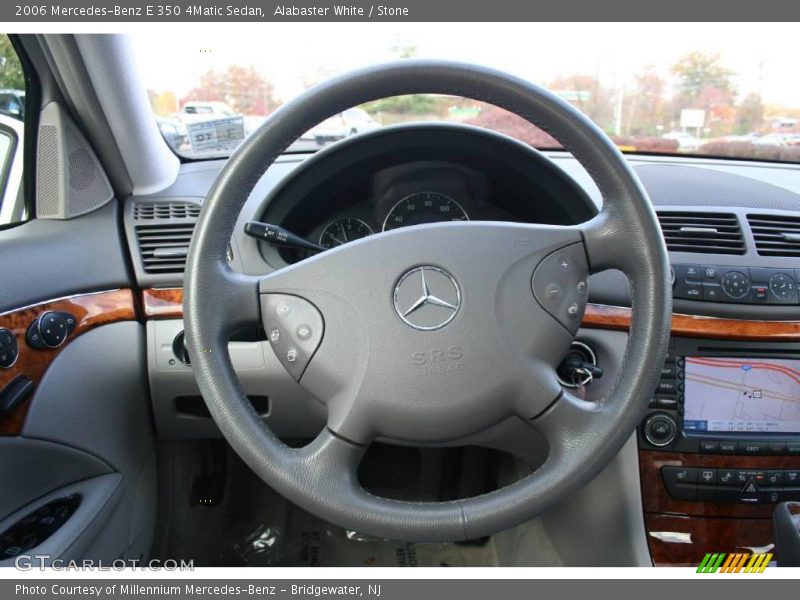 Alabaster White / Stone 2006 Mercedes-Benz E 350 4Matic Sedan