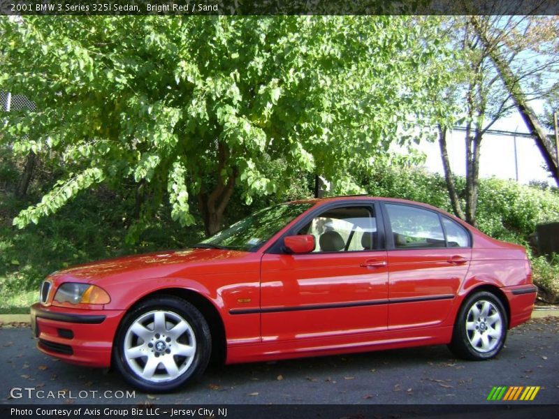 Bright Red / Sand 2001 BMW 3 Series 325i Sedan