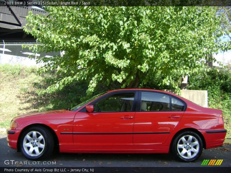 Bright Red / Sand 2001 BMW 3 Series 325i Sedan