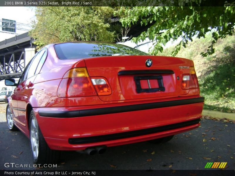Bright Red / Sand 2001 BMW 3 Series 325i Sedan