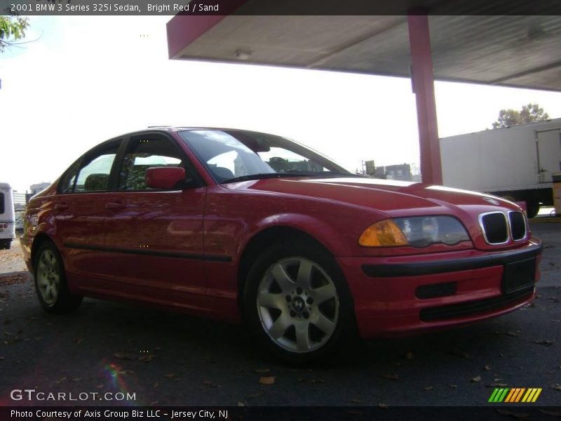 Bright Red / Sand 2001 BMW 3 Series 325i Sedan