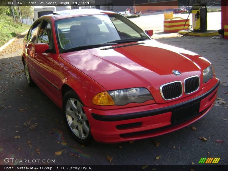 Bright Red / Sand 2001 BMW 3 Series 325i Sedan