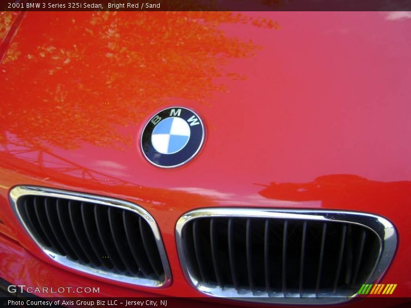 Bright Red / Sand 2001 BMW 3 Series 325i Sedan